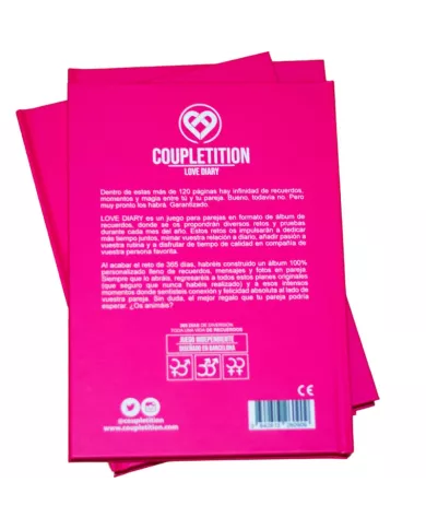 COUPLETITION - ALBUM JOURNAL D'AMOUR DE SOUVENIRS & SOUHAITS POUR UN COUPLE COUPLETITION - ALBUM JOURNAL D'AMOUR DE SOUVENIRS & SOUHAITS POUR UN COUPLE