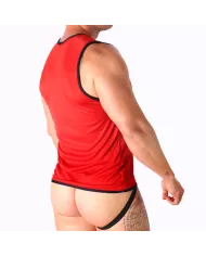 MACHO - T-SHIRT ROUGE S/M MACHO - T-SHIRT ROUGE S/M