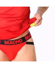 MACHO - T-SHIRT ROUGE L/XL MACHO - T-SHIRT ROUGE L/XL