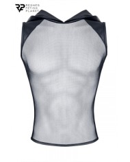 T-shirt à capuche en mesh - Regnes