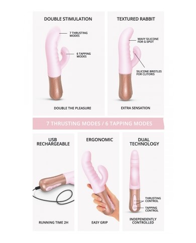 Vibro Rabbit Sassy Bunny rose - Love to Love