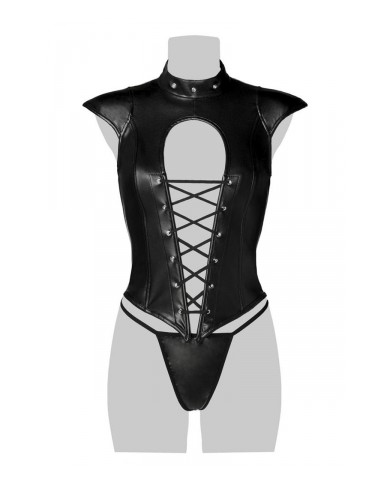 Corsage lacé sexy fetish - Grey Velvet