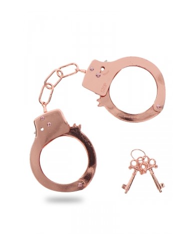 Menottes métal rose gold - Toy Joy