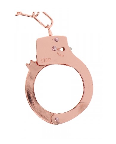 Menottes métal rose gold - Toy Joy