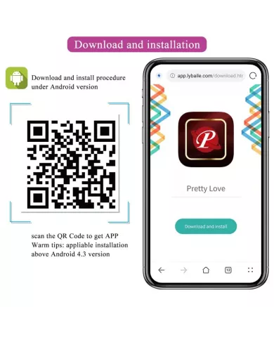 PRETTY LOVE - OEUF VIBRANT ROSE FISHER CONTRÔLÉ PAR APPLICATION