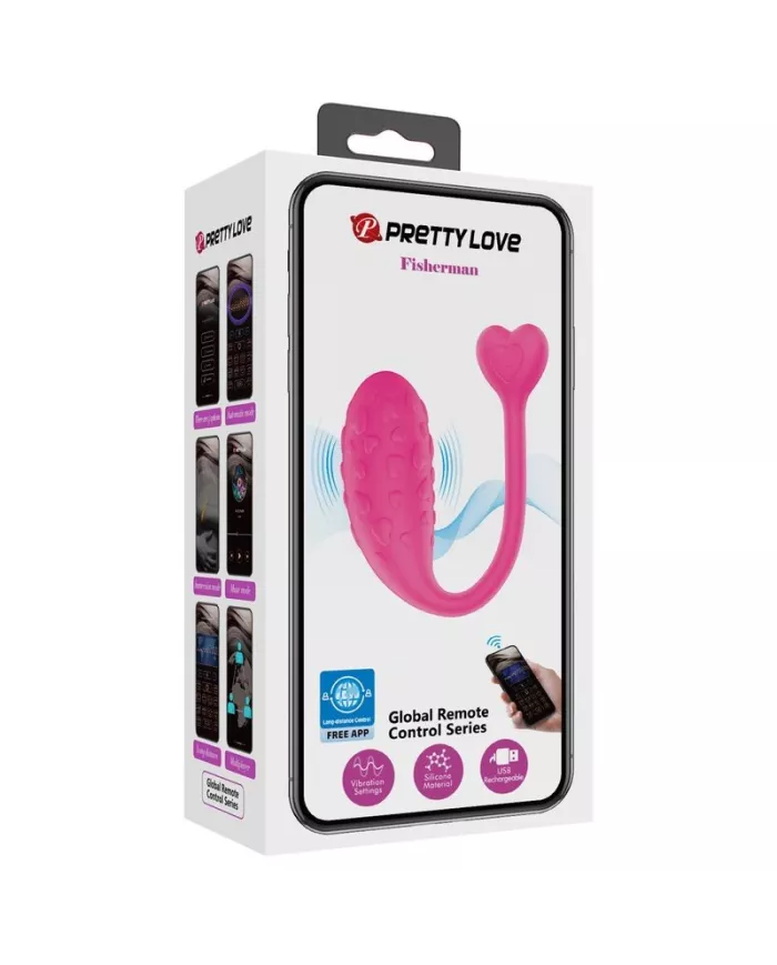 PRETTY LOVE - OEUF VIBRANT ROSE FISHER CONTRÔLÉ PAR APPLICATION PRETTY LOVE - OEUF VIBRANT ROSE FISHER CONTRÔLÉ PAR APPLICATION