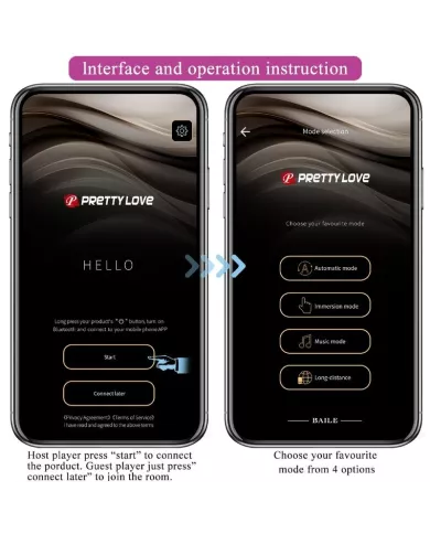 PRETTY LOVE - BILLY VIBRATION VIOLET APPLICATION GRATUITE