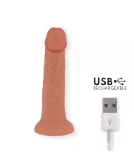 ONINDER - PETIT GODE VIBRATEUR BOGOTÁ 9 VITESSES NATUREL 17.5 CM -O- 4 CM - APPLICATION GRATUITE