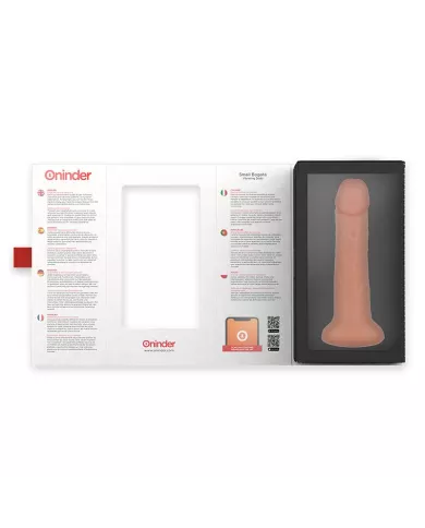 ONINDER - PETIT GODE VIBRATEUR BOGOTÁ 9 VITESSES NATUREL 17.5 CM -O- 4 CM - APPLICATION GRATUITE