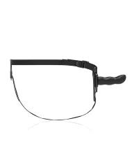 FETISH SUBMISSIVE HARNESS - SILICONE NOIR POINT G 16 CM FETISH SUBMISSIVE HARNESS - SILICONE NOIR POINT G 16 CM