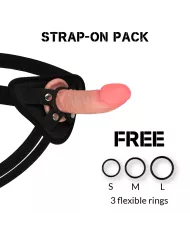 ROCKARMY - HARNAIS + GODE RÉALISTE TIGRE DOUBLE DENSITÉ 14 CM -O- 4.46 CM ROCKARMY - HARNAIS + GODE RÉALISTE TIGRE DOUBLE DENSITÉ 14 CM -O- 4.46 CM