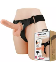 PRETTY LOVE - HARNAIS SLIPS HARNAIS UNIVERSEL AVEC GODE TOM 20 CM NATUREL PRETTY LOVE - HARNAIS SLIPS HARNAIS UNIVERSEL AVEC GODE TOM 20 CM NATUREL