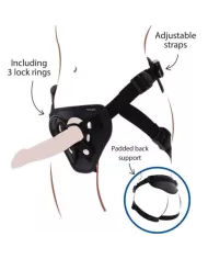 GET REAL - HARNAIS STRAP-ON DELUXE NOIR