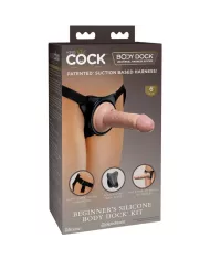 KING COCK - ELITE HARNAIS RÉGLABLE AVEC GODE 15.2 CM POUR DÉBUTANTS