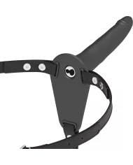 FETISH SUBMISSIVE HARNESS - VIBRATEUR SILICONE NOIR 15 CM FETISH SUBMISSIVE HARNESS - VIBRATEUR SILICONE NOIR 15 CM