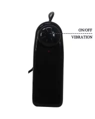 PRETTY LOVE - STARKS SLIP HARNAIS DILDO VIBRANT MULTI-VITESSES 17,5 CM MARRON CLAIR