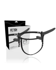 FETISH SUBMISSIVE HARNESS - DOUBLE PÉNÉTRATION NOIR FETISH SUBMISSIVE HARNESS - DOUBLE PÉNÉTRATION NOIR