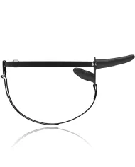 FETISH SUBMISSIVE HARNESS - VIBRATEUR NOIR DOUBLE PÉNÉTRATION FETISH SUBMISSIVE HARNESS - VIBRATEUR NOIR DOUBLE PÉNÉTRATION