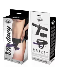 HARNESS ATTRACTION - RODNEY VIBRATEUR DOUBLE PENETRACI N 18 CM -O- 3.5 CM