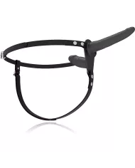 FETISH SUBMISSIVE HARNESS - DOUBLE PÉNÉTRATION NOIR FETISH SUBMISSIVE HARNESS - DOUBLE PÉNÉTRATION NOIR