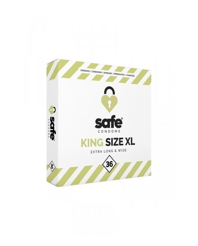 36 préservatifs Safe King Size XL