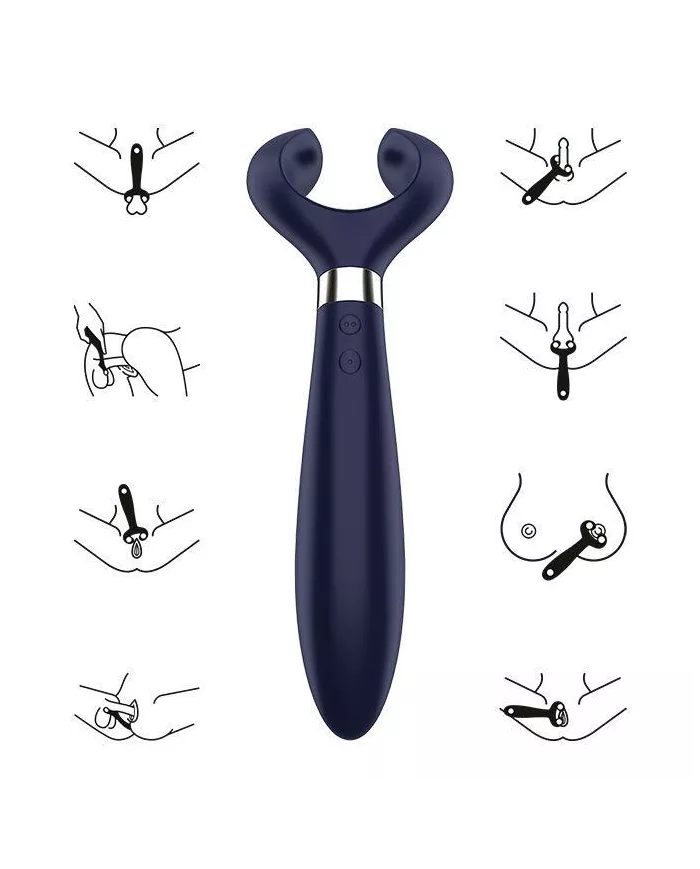 SATISFYER - ENDLESS FUN MULTI VIBRATEUR 3 BLEU