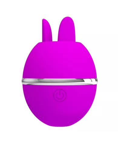 PRETTY LOVE - VIBRATEUR ROND EN SILICONE GEMINI BALL VIOLET