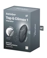 SATISFYER - TAP & CLIMAX 1 VIBRATEUR LAY-ON NOIR SATISFYER - TAP & CLIMAX 1 VIBRATEUR LAY-ON NOIR