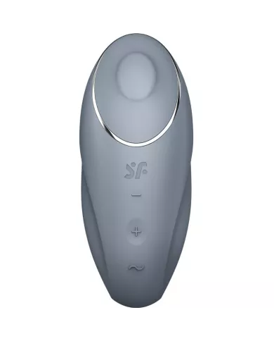 SATISFYER - TAP & CLIMAX 1 VIBRATEUR LAY-ON GRIS