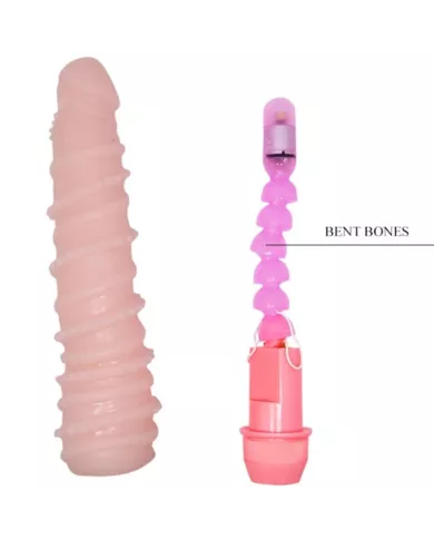 BAILE - VIBRATEUR SPIRALE SENSUELLE FLEXI VIBE 19.5 CM