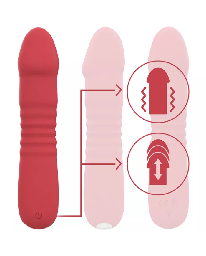 INTENSE - JUNI UP & DOWN 10 VIBRATIONS ROUGES INTENSE - JUNI UP & DOWN 10 VIBRATIONS ROUGES