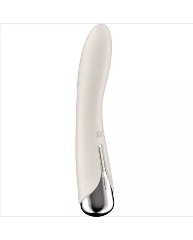 SATISFYER - VIBRATEUR ROTATEUR SPINNING VIBE 1 G-SPOT BEIGE