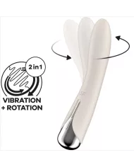 SATISFYER - VIBRATEUR ROTATEUR SPINNING VIBE 1 G-SPOT BEIGE SATISFYER - VIBRATEUR ROTATEUR SPINNING VIBE 1 G-SPOT BEIGE