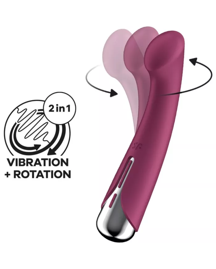 SATISFYER - SPINNING G-SPORT 1 VIBRATEUR ROTATOR ROUGE SATISFYER - SPINNING G-SPORT 1 VIBRATEUR ROTATOR ROUGE