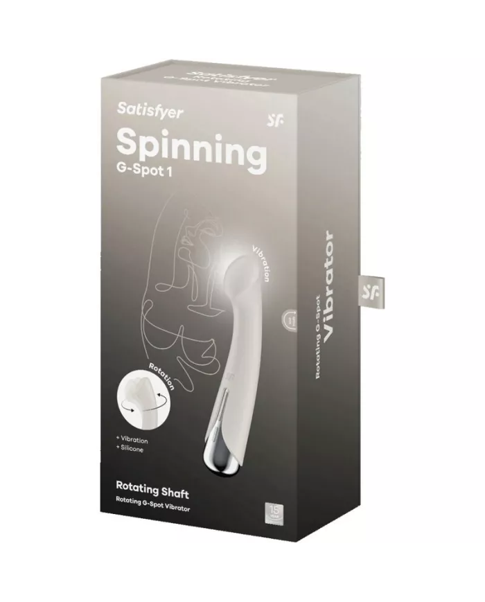 SATISFYER - SPINNING G-SPORT 1 VIBRATEUR ROTATOR BEIGE SATISFYER - SPINNING G-SPORT 1 VIBRATEUR ROTATOR BEIGE