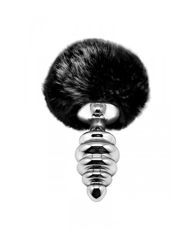 Plug métal Fluffy Twist M noir - Alive