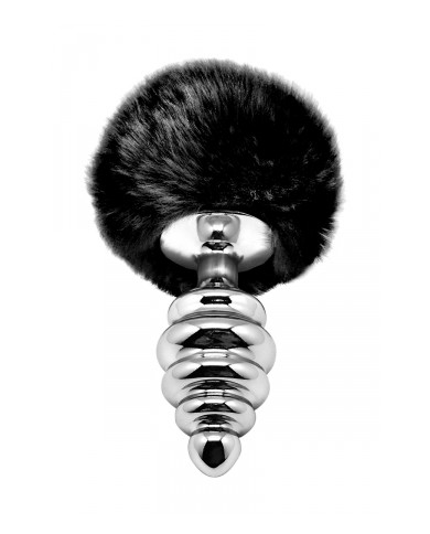 Plug métal Fluffy Twist L noir - Alive