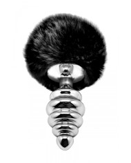 Plug métal Fluffy Twist L noir - Alive