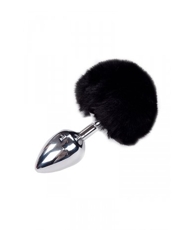 Plug métal Fluffy L noir - Alive