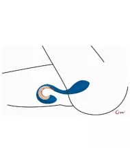 G-VIBE - GPOP 2 VIBRATEUR G ET P POINT BLEU INDIGO