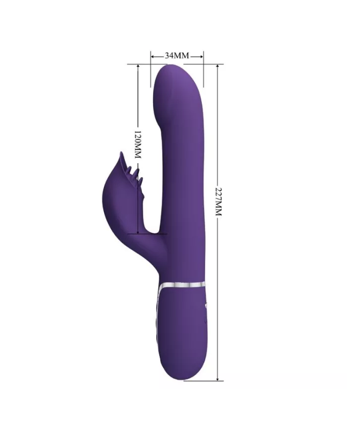 PRETTY LOVE - ZALIN PERLES VIBRATEUR LAPIN 4 EN 1 VIOLET PRETTY LOVE - ZALIN PERLES VIBRATEUR LAPIN 4 EN 1 VIOLET