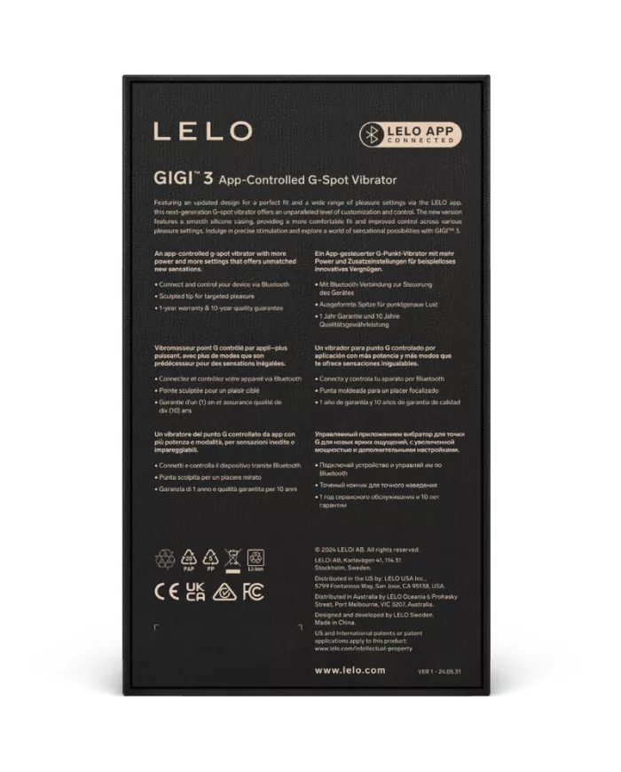 LELO - GIGI™ 3 VIBRATEUR POINT G ROSE