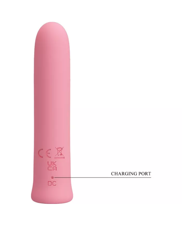 PRETTY LOVE - VIBRATEUR CURTIS MINI SUPER POWER 12 VIBRATIONS EN SILICONE ROSE PRETTY LOVE - VIBRATEUR CURTIS MINI SUPER POWER 12 VIBRATIONS EN SILICONE ROSE