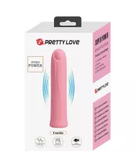 PRETTY LOVE - VIBRATEUR CURTIS MINI SUPER POWER 12 VIBRATIONS EN SILICONE ROSE PRETTY LOVE - VIBRATEUR CURTIS MINI SUPER POWER 12 VIBRATIONS EN SILICONE ROSE