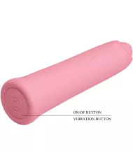 PRETTY LOVE - VIBRATEUR CURTIS MINI SUPER POWER 12 VIBRATIONS EN SILICONE ROSE PRETTY LOVE - VIBRATEUR CURTIS MINI SUPER POWER 12 VIBRATIONS EN SILICONE ROSE