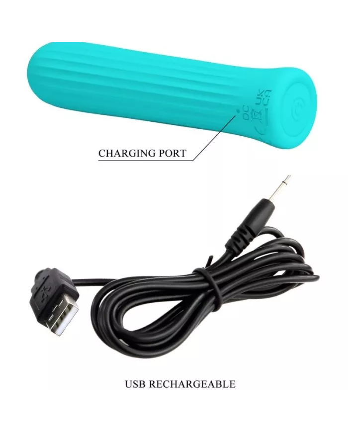 PRETTY LOVE - BLANCHE VIBRATEUR STIMULATEUR BLEU PRETTY LOVE - BLANCHE VIBRATEUR STIMULATEUR BLEU