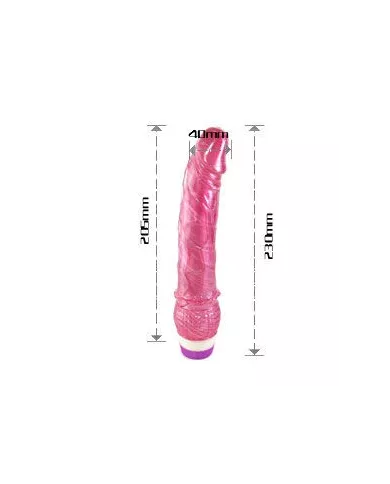 BAILE - VIBRATEUR RÉALISTE ROUGE 23 CM