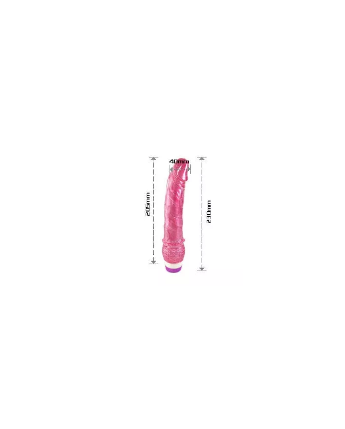 BAILE - VIBRATEUR RÉALISTE ROUGE 23 CM BAILE - VIBRATEUR RÉALISTE ROUGE 23 CM