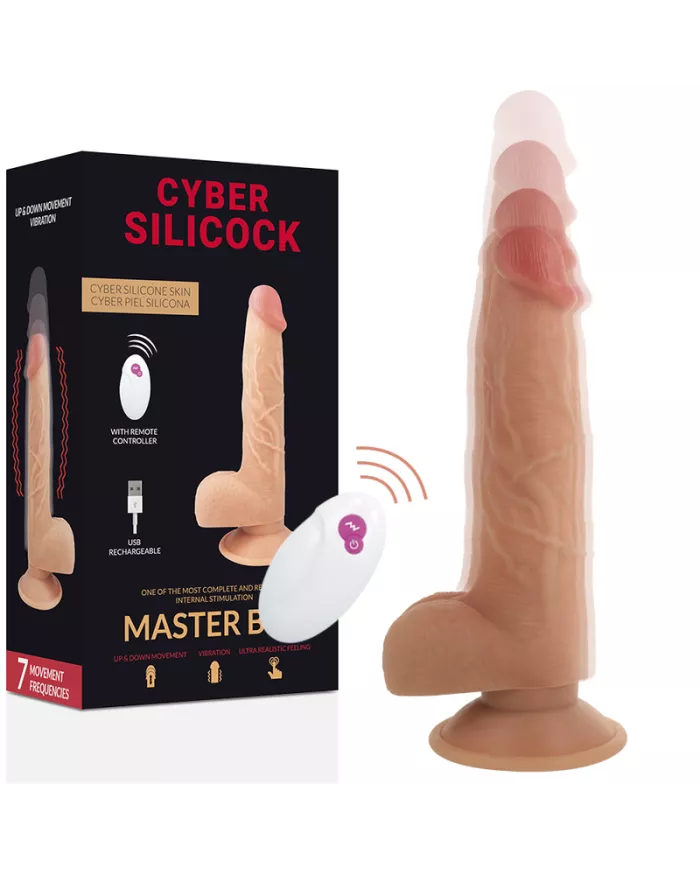 CYBER SILICOCK - TÉLÉCOMMANDE RÉALISTE MASTER BEN 23.88 CM -O- 4.3 CM CYBER SILICOCK - TÉLÉCOMMANDE RÉALISTE MASTER BEN 23.88 CM -O- 4.3 CM
