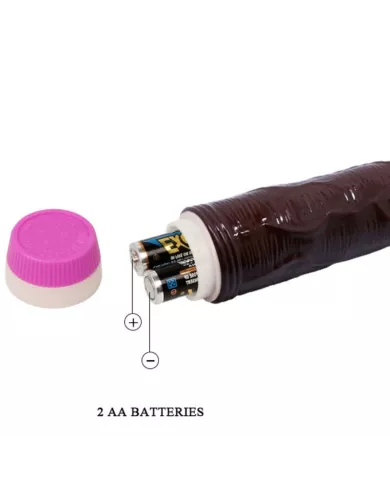 BAILE - VIBRATEUR VAGUES DE PLAISIR 23 CM MARRON